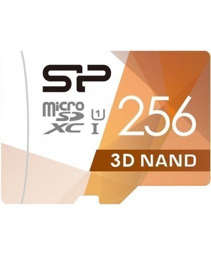 Silicon Power mSDXC Superior Pro V30 256GB UHS-1 + reklāma – 2