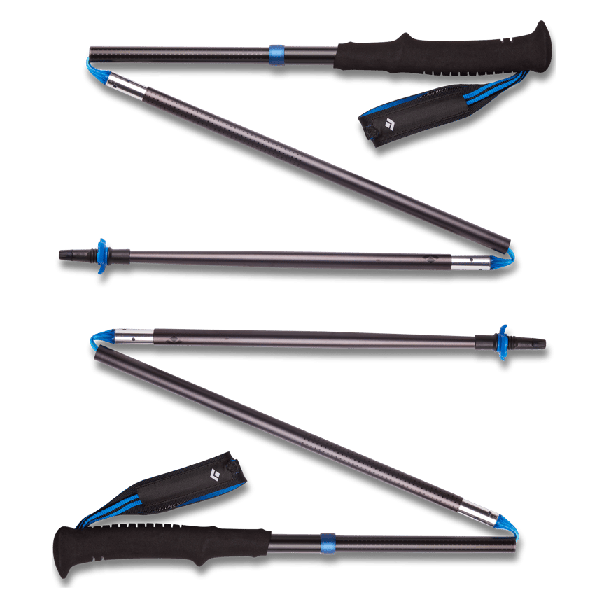 Trekking poles Black Diamond DISTANCE Z POLES PEWTER – 2