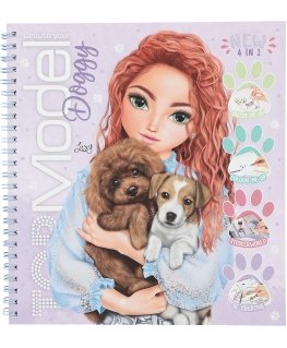 TOPModel Wooden notebook, doggy