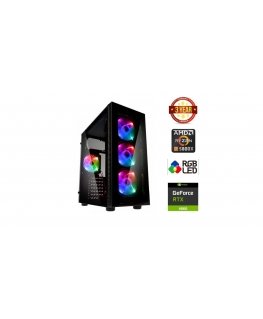 MDATA GAMING Ryzen 7 5800X 32GB 1TB SSD 1TB HDD RTX 4060 W11Home