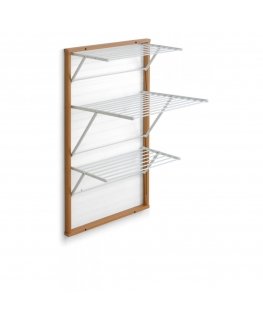 ARREDAMENTI KARIM Seinale paigaldatav kuivatusrest - 63 x 68 cm, valge