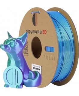Copymaster3D Tri-Silk filament for 3D printer, 1.75 mm, blue/purple/yellow