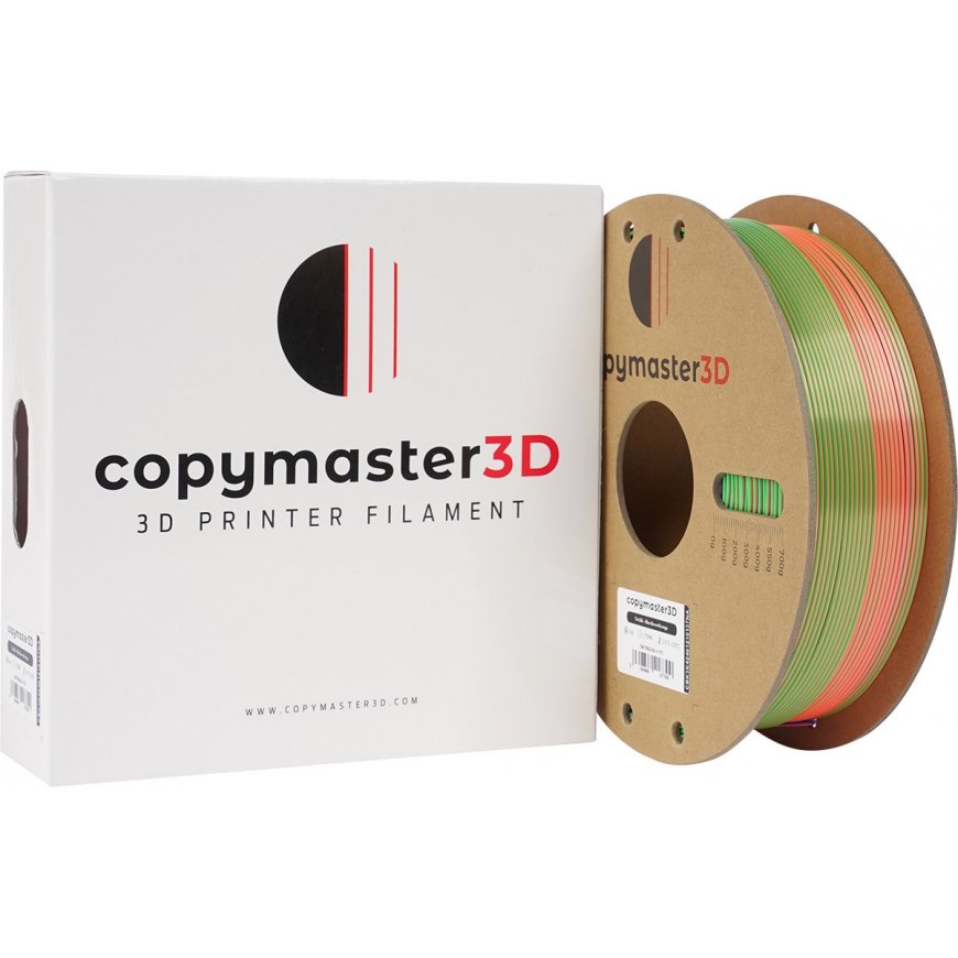 Copymaster3D Tri-Silk -filamentti 3D -tulostimeen, 1.75 mm, sini/ vihreä/ oranssi – 5