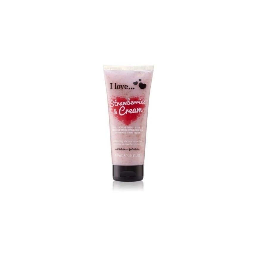 I LOVE_Exfoliating Shower Smoothie peeling do ciała Strawberries & Cream 200ml