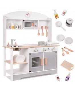 Black & Decker Wooden toy kitchen MDF with accessories
