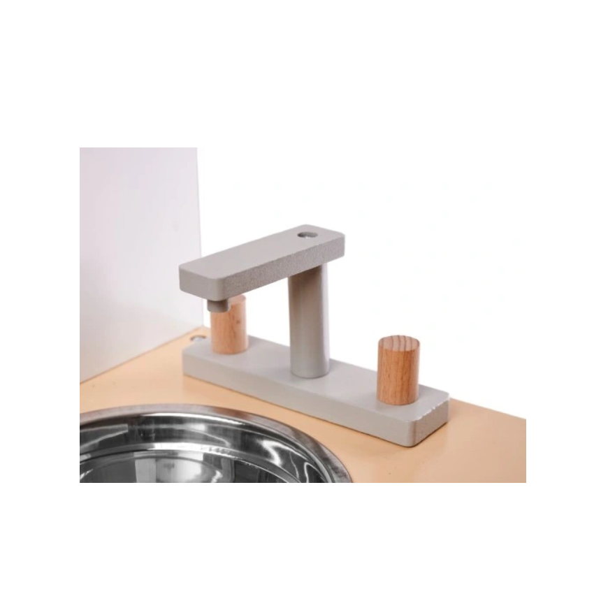 Black & Decker Medinė žaislinė virtuvėlė MDF su priedais – 4