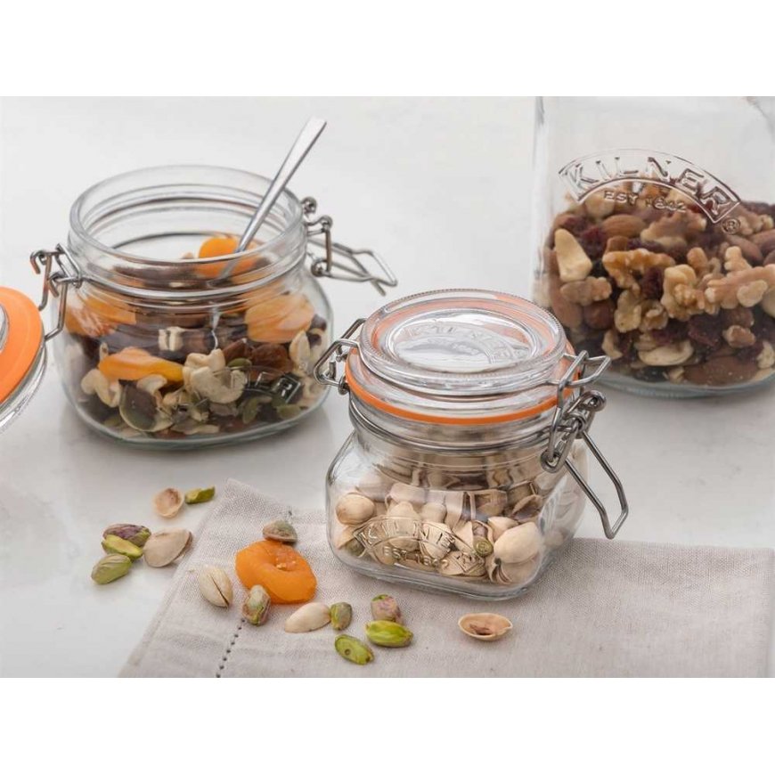 Kilner Rayware Group KIL-Stiklainis 0,25l. Clip Top kvadratas – 4