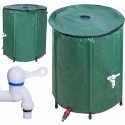 N\A Rainwater tank with tap Rainwater barrel collapsible 500 liters