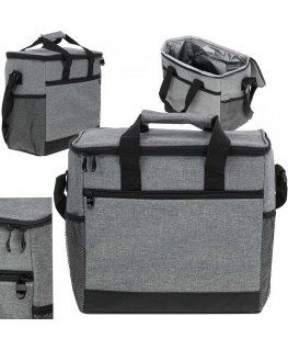Ikonk Thermal lunch bag for a beach picnic 16L gray color