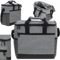Ikonk Thermal lunch bag for a beach picnic 16L gray color