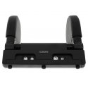 Car headrest, adjustable, black