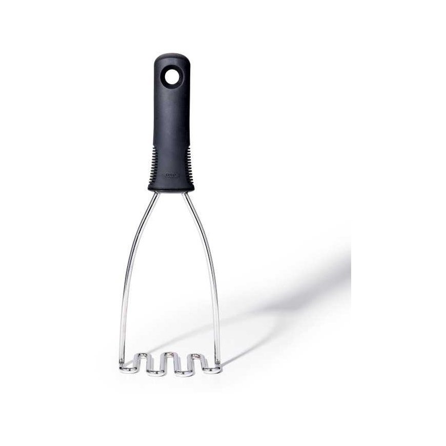 OXO steel potato masher, good handles