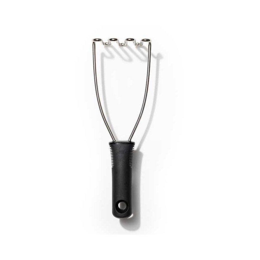 OXO steel potato masher, good handles – 4
