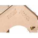 Wooden children's house with board and table Wooden children's house with board and table
