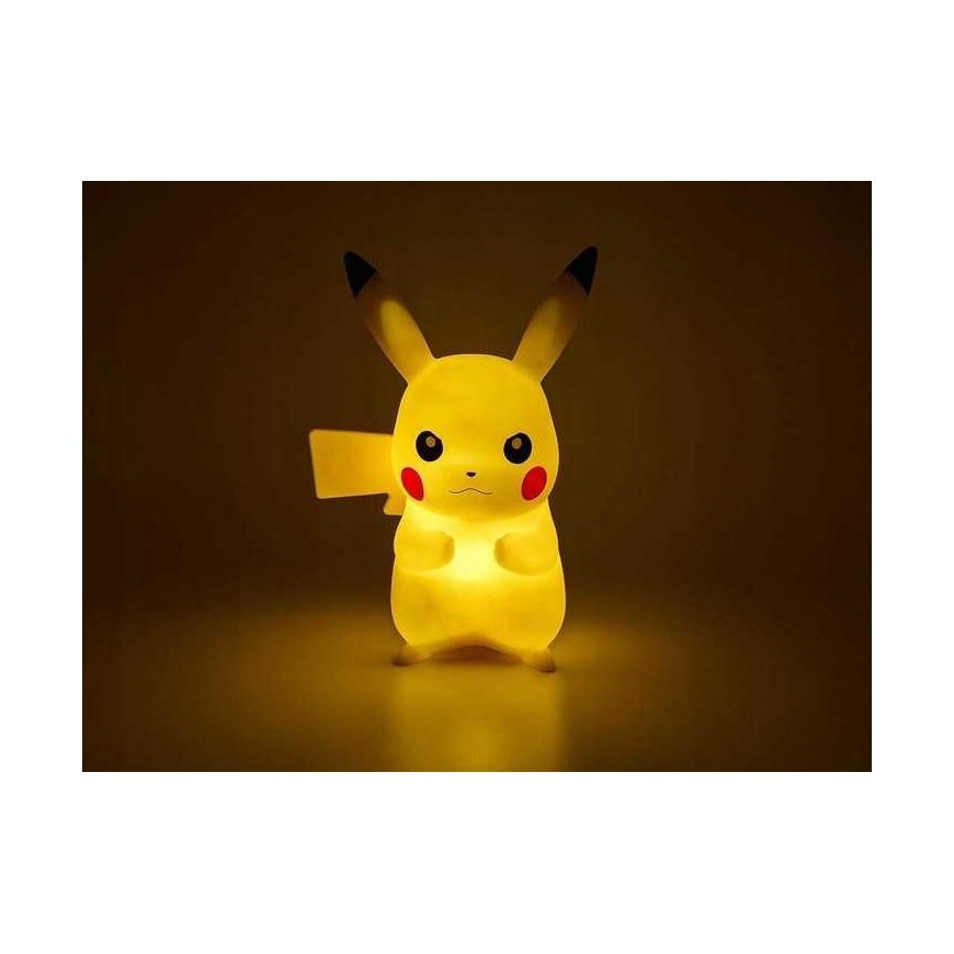 Teknofun PokmonNAME OF TRANSLATORS - PIKACHU LED Unikali, Pikachu 25 cm formos 3D LED lempa - oficialus licencijuotas Pokmon kom – 3