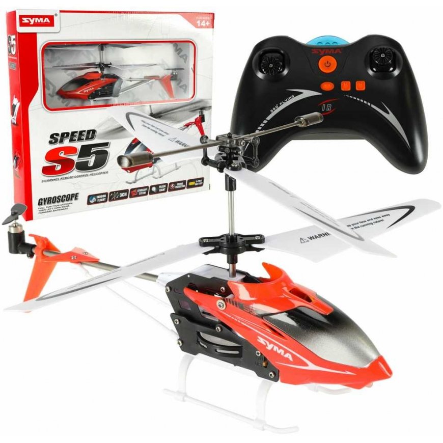 Sraigtasparnio RC Syma S5 3CH Raudonas – 2