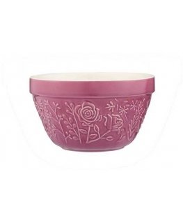 MASON CASH (RAYWARE GROUP) MC-Castle Pink Pudding Bowl, Meadow