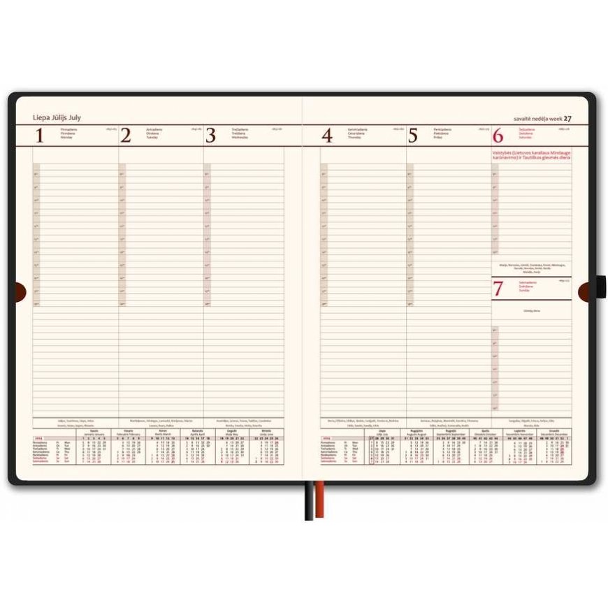 FAT Calendar AMBASSADOR Black EDITION 2024, PU, A4, black – 3