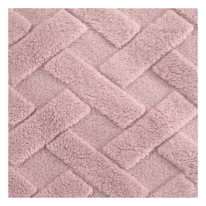 Eurofirany Blanket 70x160 Caro pink powder with microfiber for armchair D91 – 5