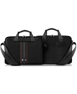 Bag BMW BMCB15COMPVSKR 16" black/black Nylon Red Stripe