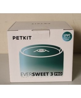 SALE OUT. Eversweet 3 Pro Drinking Fountain, UVC Wireless Pump, White,UNPACKED, USED, SCRATCHED VESSEL | Smart Pet Drinking Foun