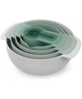 Joseph Joseph JJ-Set of mouse and miarek Nest 9 Plus Sage