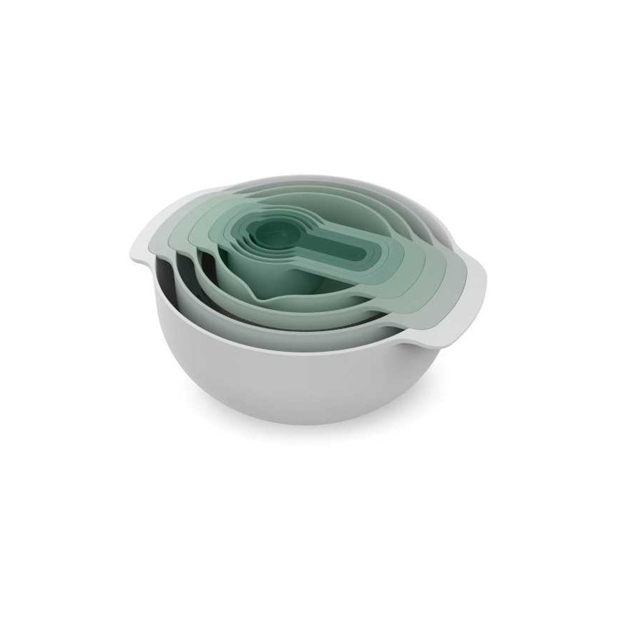 Joseph Joseph JJ-Set of mouse and miarek Nest 9 Plus Sage