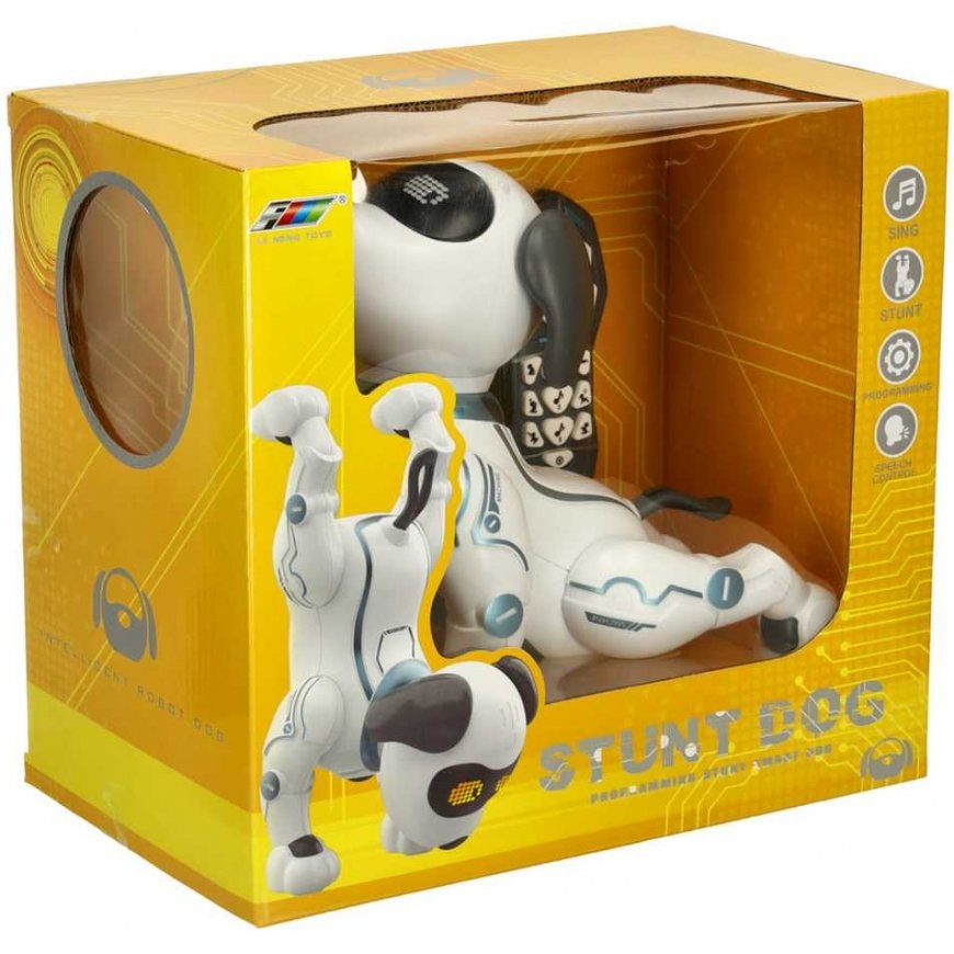 N\A RC robot dog jumps walks