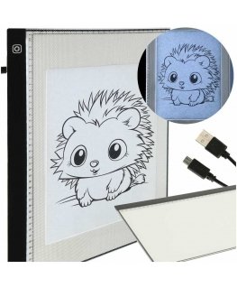 Ikonk Drawing board A3 drawing board with LED lighting