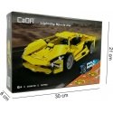 Klocki konstrukcyjne CaDA Samochód sportowy rycksowy 24 cm Auto Lightning Sports Car with disc drive pull back 357 parts Klocki konstrukcyjne CaDA Samochód sportowy rycksowy 24 cm Auto Lightning Sports Car with disc drive pull back 357 parts