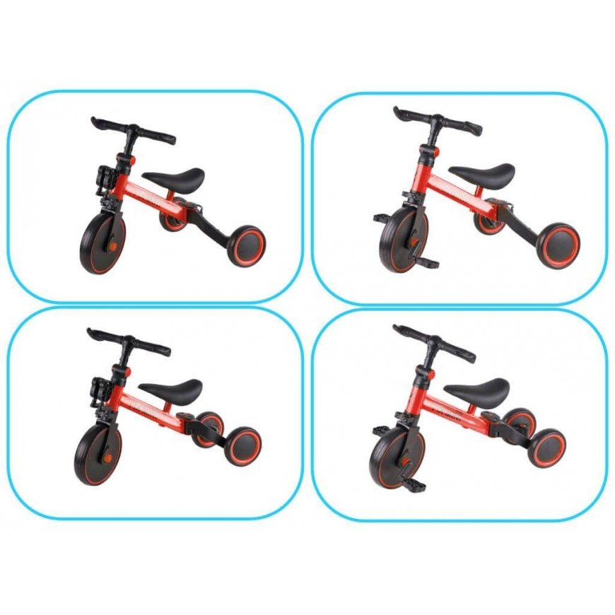 Trike Fix Balance tricycle - bicycle with pedals 3 in 1, red – 5