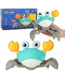 Ikonk Interactive crab crawler with sound green