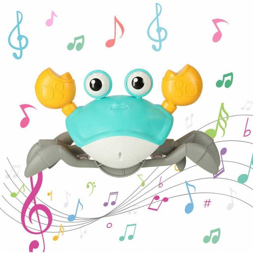 Ikonk Interactive crab crawler with sound green – 5