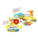 Ikonk Educational set in a suitcase with a screwdriver, 258 pcs. Ikonk Educational set in a suitcase with a screwdriver, 258 pcs.