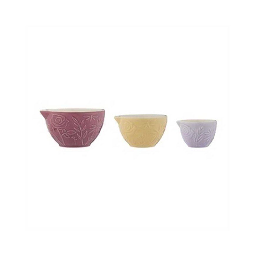 MASON CASH (RAYWARE GROUP) MC-3 Measuring Cup Set. multi-colored in the meadow
