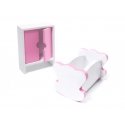 Wooden LED dollhouse with MDF furniture, 70 cm Wooden LED dollhouse with MDF furniture, 70 cm