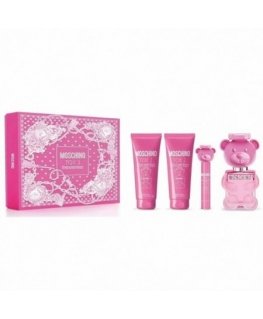 Moschino Toy 2 Bubblegum EDT Spray, 100 ml Set 4 Pieces
