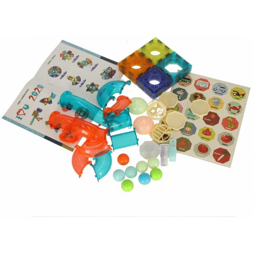 Ikonk Luminous Magnetic Marble Track 49 items – 4