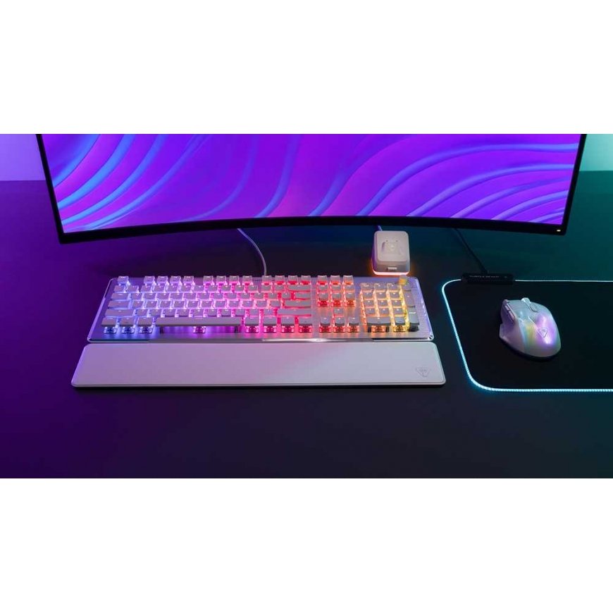 Turtle Beach Vulcan II RGB 100% White Wired Mechanical Keyboard (Titan II Red switch, US) – 4