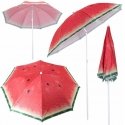 Ikonk Beach Garden Umbrella Adjustable 150cm Broken Watermelon
