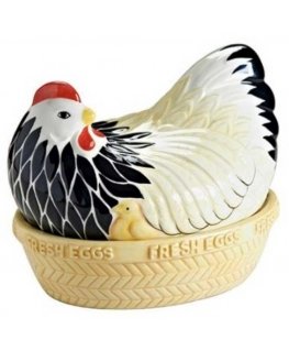 MASON CASH (RAYWARE GROUP) MC-ceramic hen container for storing eggs