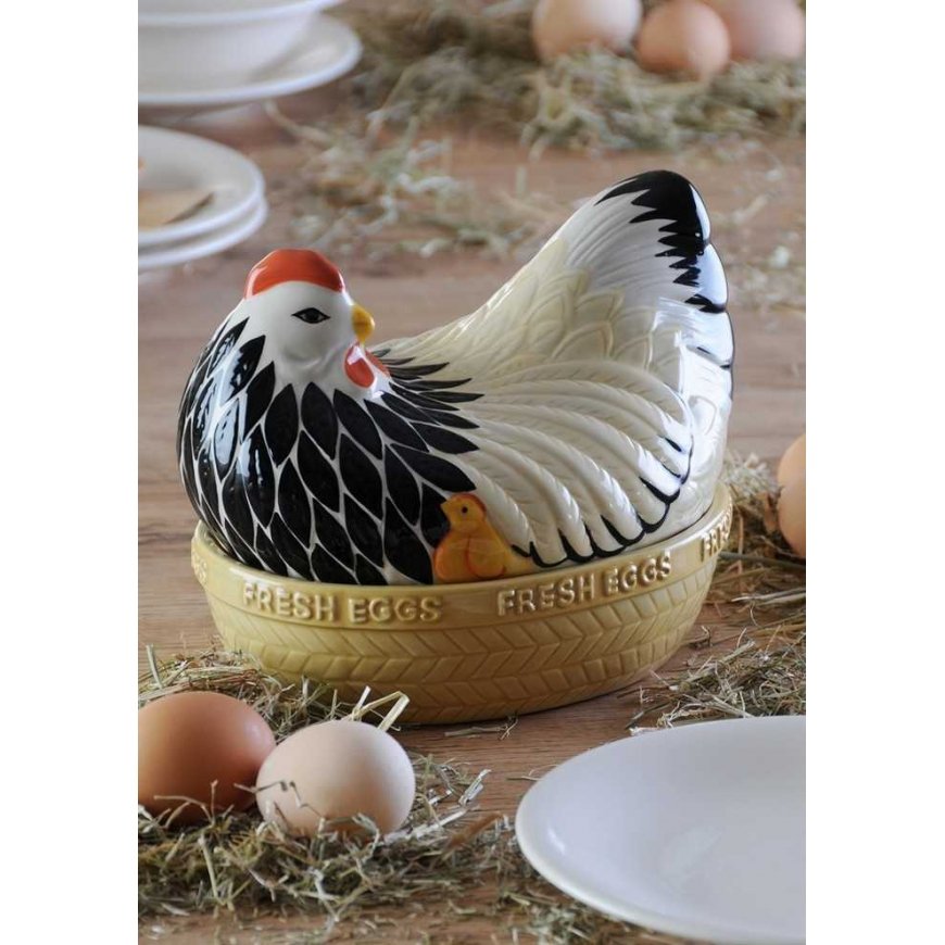 MASON CASH (RAYWARE GROUP) MC-ceramic hen container for storing eggs – 4