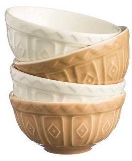 MASON CASH (RAYWARE GROUP) MC-4 Bowl Set, Original Cane