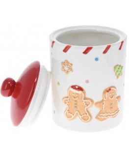 Mondex GINGERBREAD STORAGE JAR 12X18cm