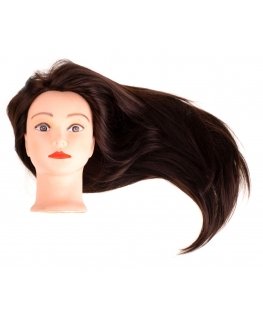 Ikonk Barber head with natural hair, brown