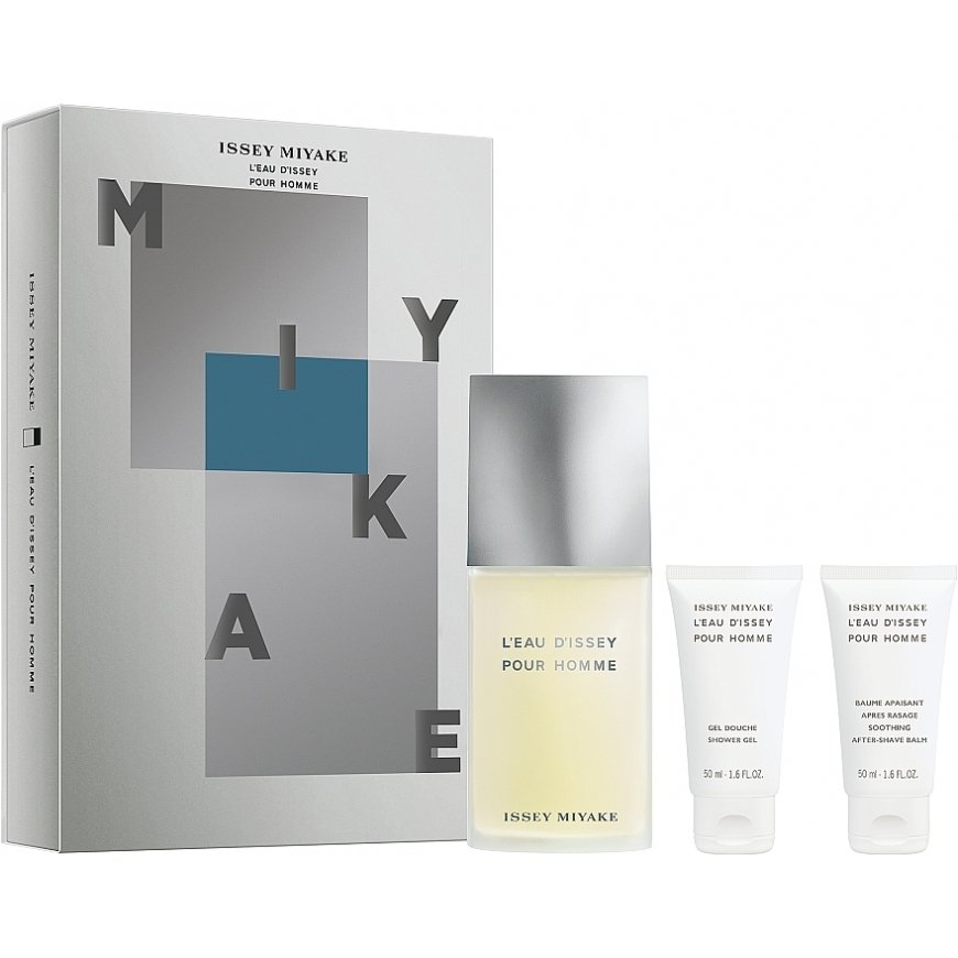 Issey Miyake L'Eau D'Issey pour Homme EDT gift set 125 ml, shower gel 50 ml and after shave balm 50 ml - 125 ml – 2