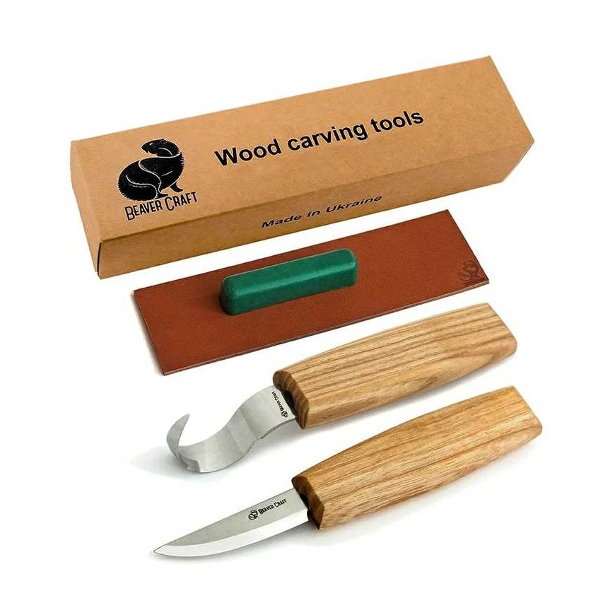 Carving set BeaverCraft S01 for carving spoons and other wood products