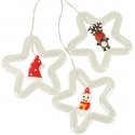Ikonk LED curtain lights with figures 3 m 125LED warm white Ikonk LED curtain lights with figures 3 m 125LED warm white