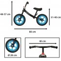 Ikonk Tricycle Fix Balance cross bike in black and blue