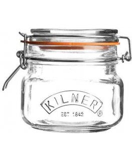 Kilner Rayware Group KIL-Jar 0.5 l Square Clip Top Jar